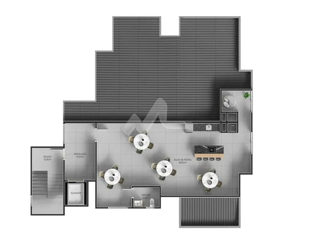 Imagem 2: Apartamento com 2 dormitórios à venda, Jardim La Salle, TOLEDO - PR
