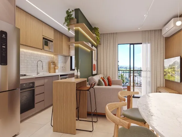Imagem 4: Apartamento à venda em Curitiba-PR, no Neoville, 2 quartos, 1 banheiro, 1 vaga de