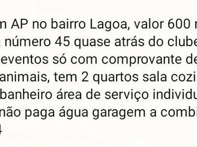 Imagem: Aluga-Se Apartamento