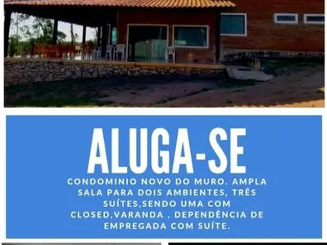 Imagem: A casa em condomínio possui 4 Dormitórios, 4 Banheiros, 4
