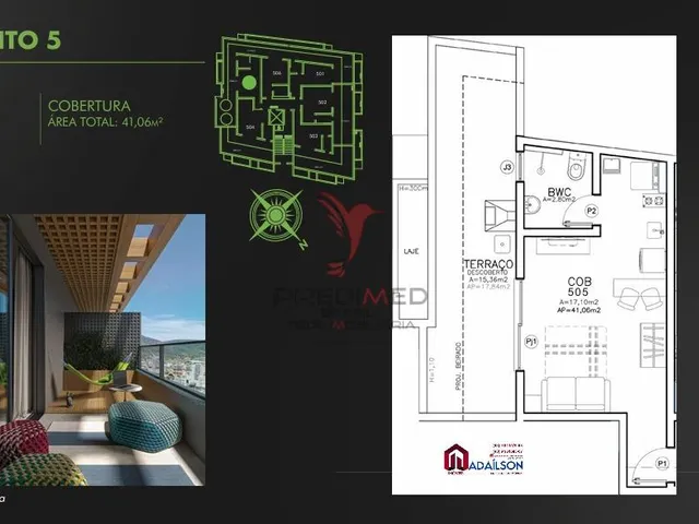 Imagem 8: BG CONNECT EMPREENDIMENTO SPE COM UNIDADES NA PLANTA EM FLORIANÓPOLIS BAIRRO TRINDADE