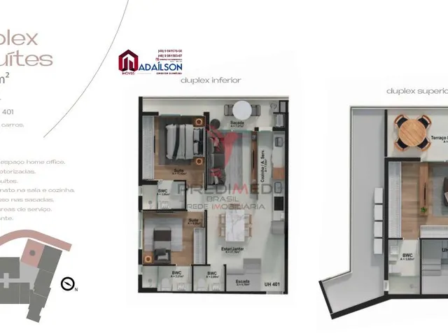 Imagem 7: Alberto de Santiago Residence Aptos de 1,2,3 dormitórios Florianópolis SC