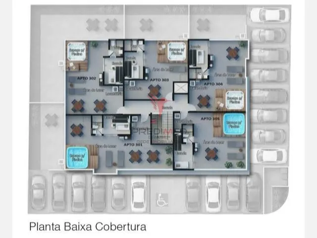 Imagem 2: Cobertura no Bessa com 2 quartos sendo 1 suíte