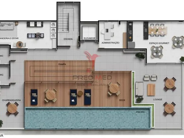 Imagem 9: Apartamento 1 dormitório 22m² 1 vaga Intermares Cabedelo/PB