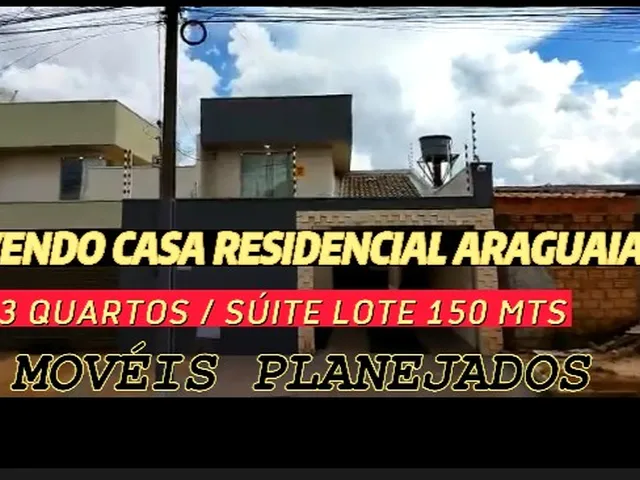Imagem: A casa possui 3 Dormitórios, 2 Banheiros, 2 Vagas na