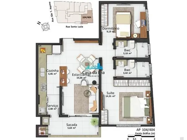 Imagem 3: Florianópolis - Apartamento Padrão - Trindade
