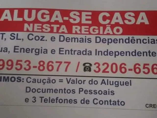 Imagem: Casa para Aluguel