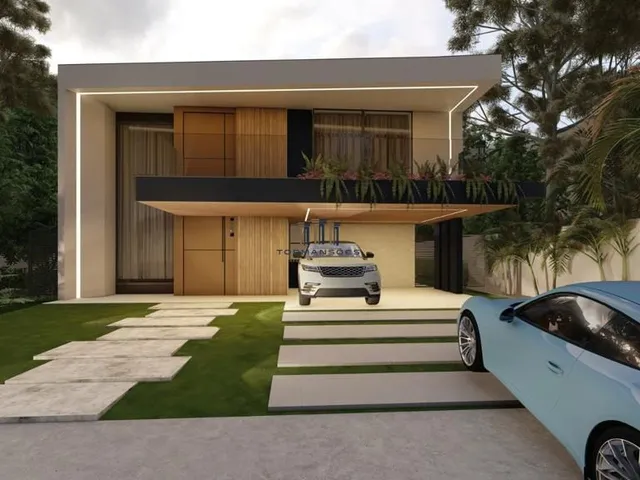 Imagem 4: Casa em obras em Alphaville Vespasiano, 4 quartos, piscina, sauna e gourmet em l