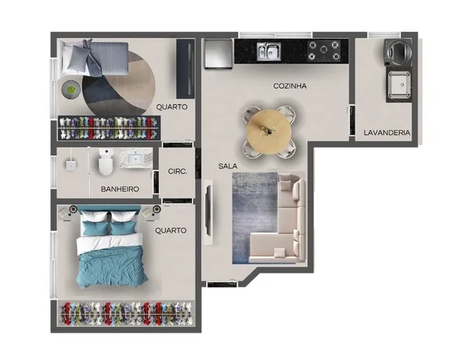 Imagem 2: Apartamento à Venda no Bairro Laranjeiras em Patos de Minas