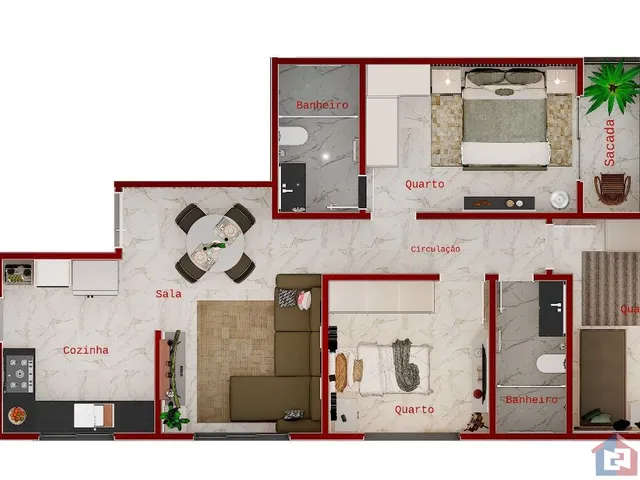Imagem 6: Apartamento Cobertura Duplex à venda no Cristo Redentor em Patos de Minas