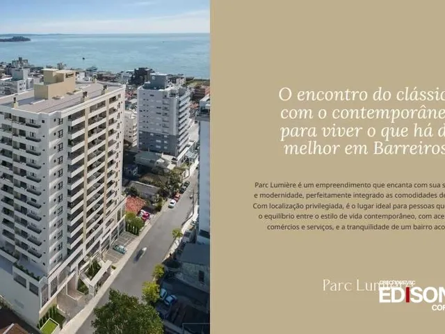 Imagem 4: Apartamento no Edificio Parc Lumière em São José, SC - Barreiros - Plantas sendo 03
