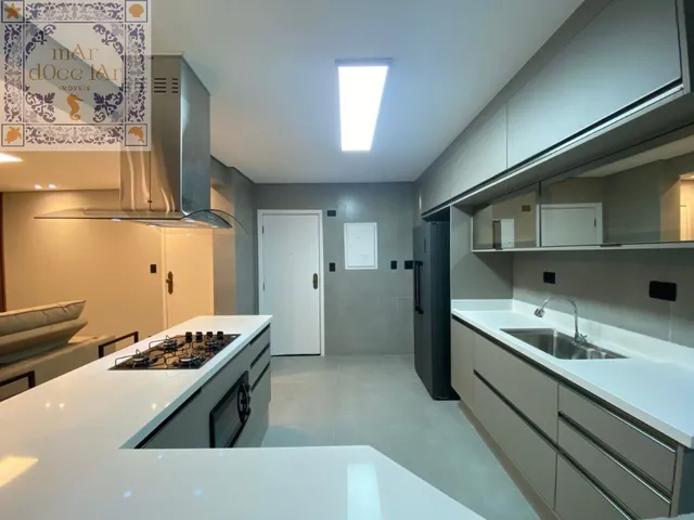 Imagem 14: Venda de Apartamento Mar Doce Lar com 3 Suítes, Reformado e Mobiliado e 1 Vaga Demarcada na Ponta da Praia em Santos/Sp