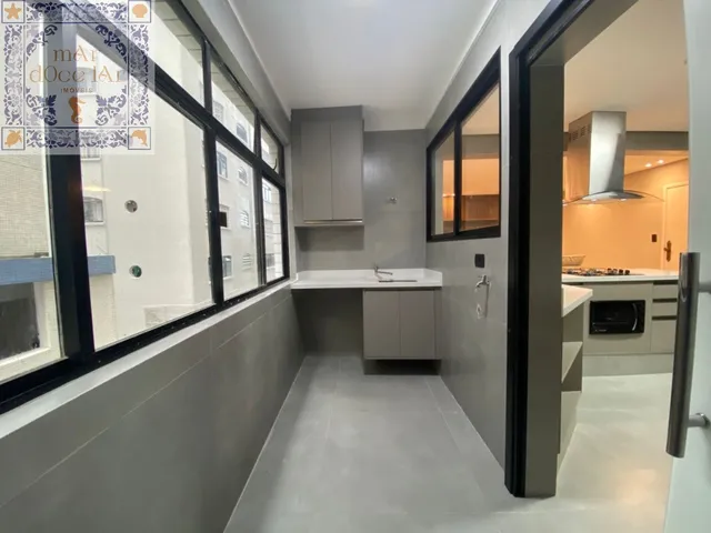 Imagem 10: Venda de Apartamento Mar Doce Lar com 3 Suítes, Reformado e Mobiliado e 1 Vaga Demarcada na Ponta da Praia em Santos/Sp