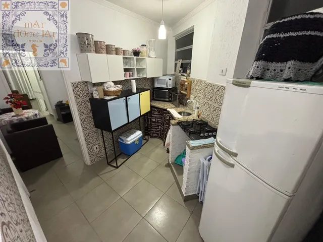 Imagem 8: Venda de Apartamento Mar Doce Lar Reformado com Vista Mar na Praia do Itararé em São Vicent/ Sp