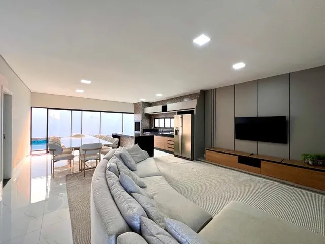 Imagem 5: Casa Moderna Escriturada e Quitada Dentro de Condomínio 3 Suítes Lazer Completo na