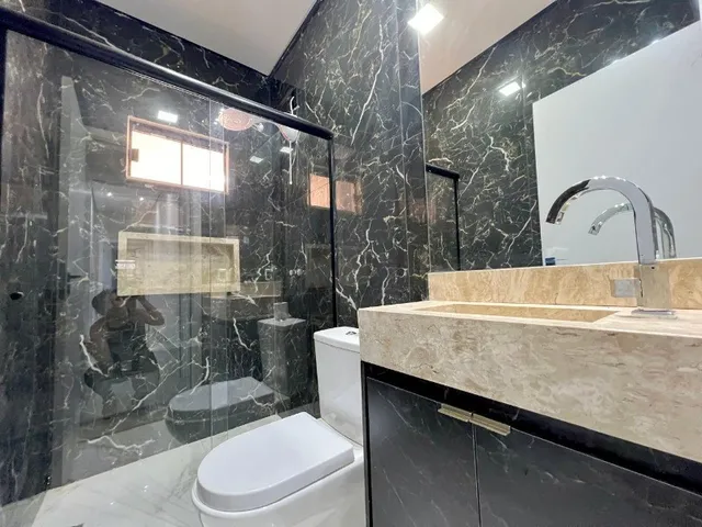 Imagem 8: Casa Moderna Escriturada e Quitada Dentro de Condomínio 3 Suítes Lazer Completo na