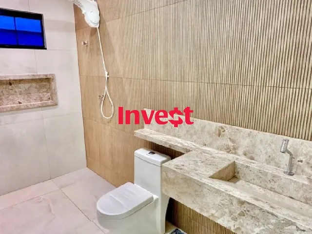 Imagem 2: Casa Moderna, Dentro de Condomínio, 3 Quartos, Churrasqueira com Espaço Gourmet na