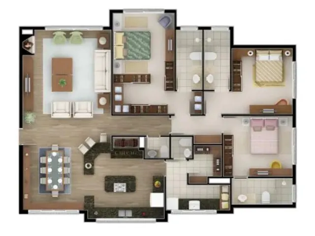 Imagem 6: Apartamento 3 Dormitórios - Bairro Planalto