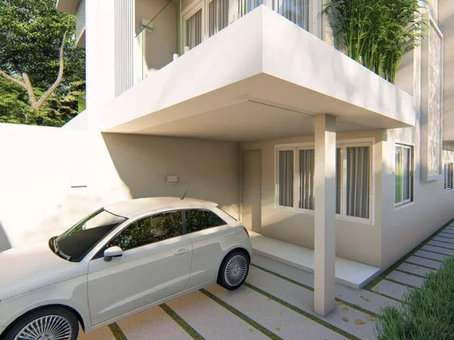 Imagem 4: Belo sobrado com 3 Dormitórios Sendo 1 Suíte com 2 vagas de garagem Pátio com Piscina