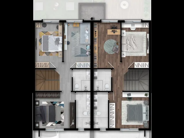 Imagem 3: CASA BELLE 3 DORMITÓRIOS | ALMAA VILA ROSA