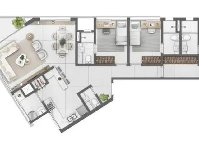 Imagem 3: Apartamento 1 Dormitório - Bairro Predial