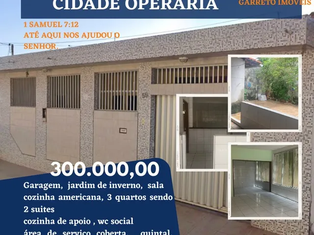 Imagem 1: Vendo Casa Cidade Operária Unidade 203