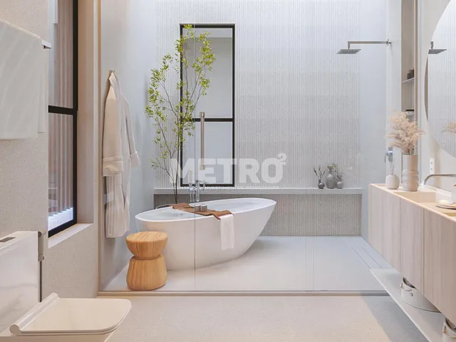 Imagem 13: 3 Suítes, sendo a master ampla com closet e banheira, Piscina com ducha e deck