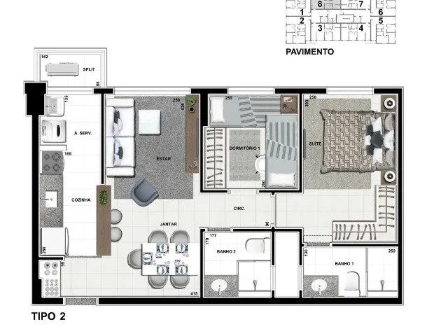 Imagem: Direitos Apto Luna Parque Residencial