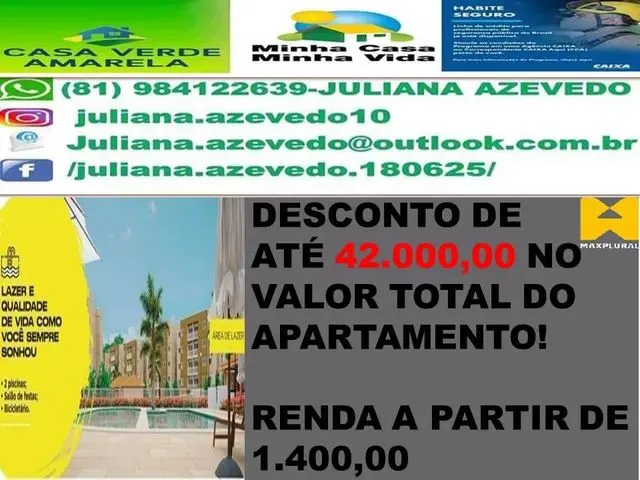 Imagem 1: Camaragibe pelo Minha Casa Minha Vida+Subsidio,Quinta Dos