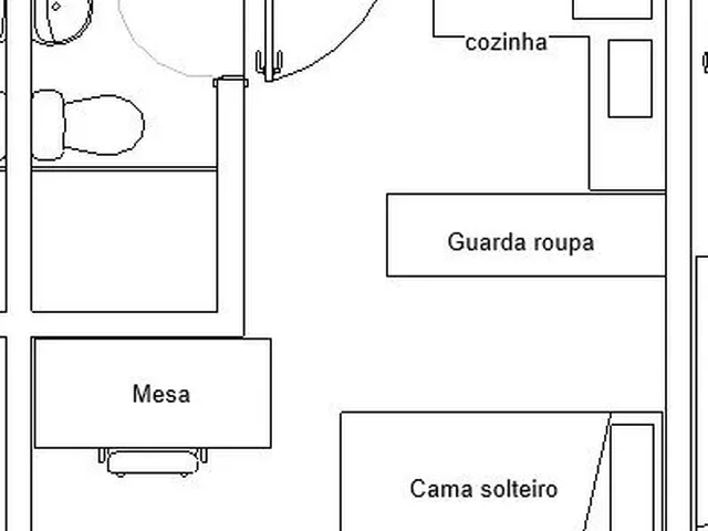 Imagem: Aluga-Se Kitnet Monoambiente
