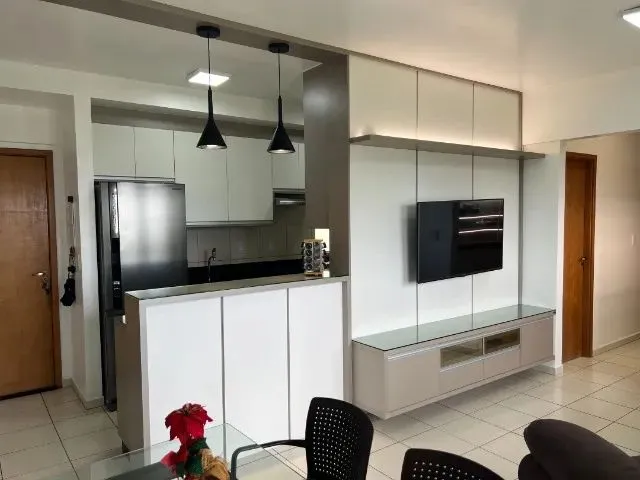 Imagem 13: Apartamento Totalmente Mobiliado com 3 Quartos Climatizados 2 Vagas em Coroado