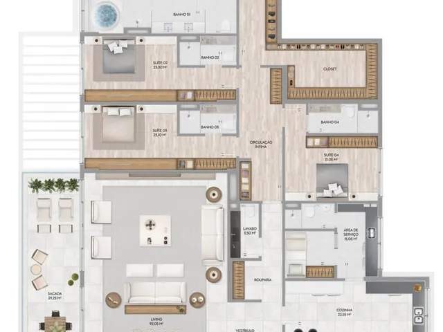 Imagem 4: APARTAMENTO RESIDENCIAL em Florianópolis - SC, Jurerê Internacional