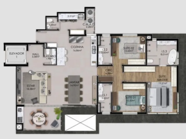 Imagem 13: APARTAMENTO RESIDENCIAL em Curitiba - PR, Ahú