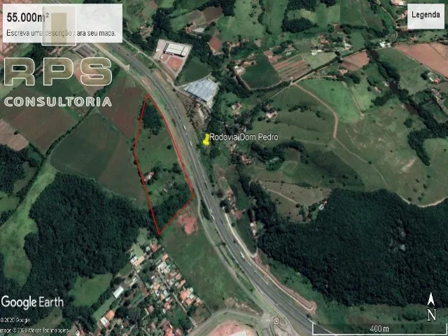Imagem: Área de Frente para a Rodovia Dom Pedro