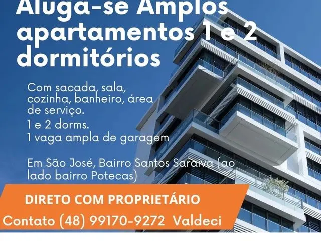 Imagem: Apartamento de 2 Quartos em São José