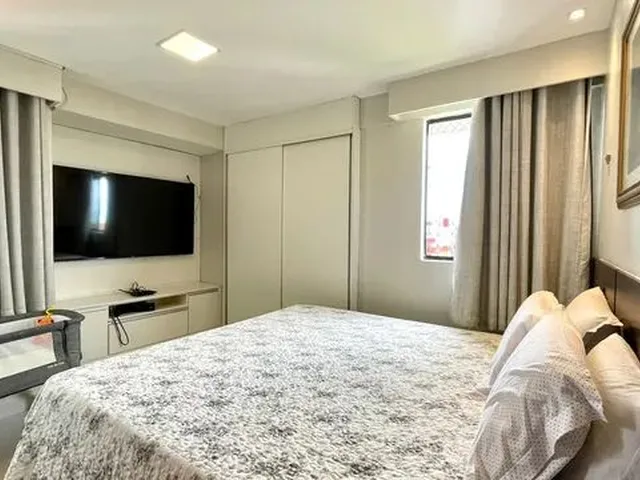 Imagem 3: Apartamento Mobiliado com 03 Quartos, Elevador, Vista Mar em Intermares