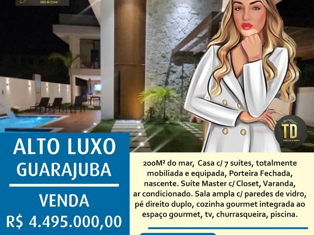 Imagem: Casa residencial Alto Luxo Canto do Mar