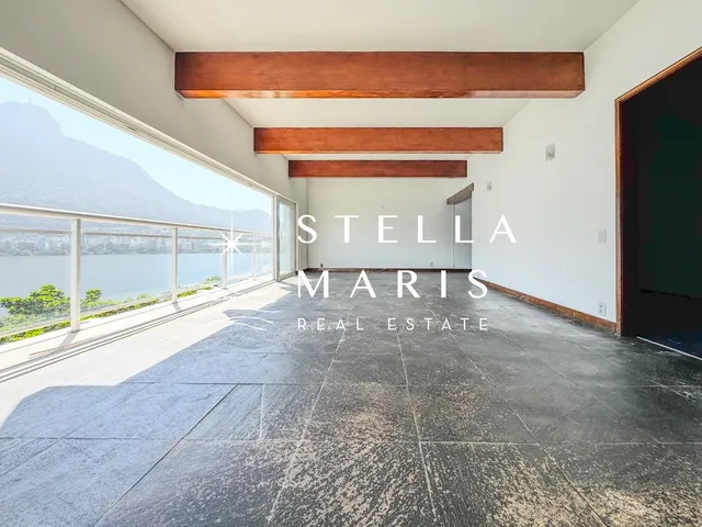 Imagem: Lagoa, Apartamento com 210 m2, varanda com
