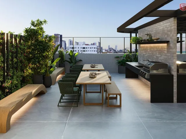 Imagem 2: Apartamento com 2 quartos, 61,34m², à venda em João Pessoa, Cabo Branco