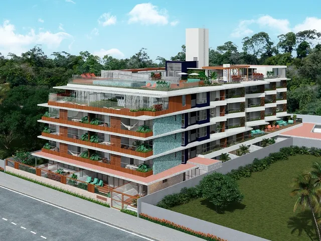 Imagem: O apartamento possui 1 Dormitório, 1 Suíte, 2 Banheiros,