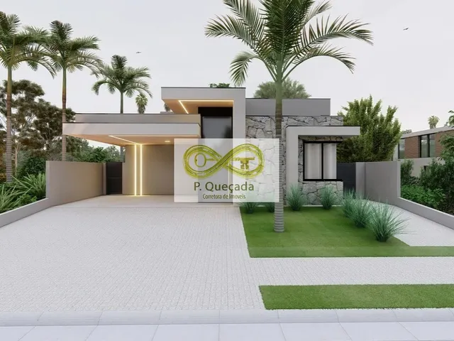 Imagem: A casa possui 4 Dormitórios, 4 Suítes, 2 Vagas na