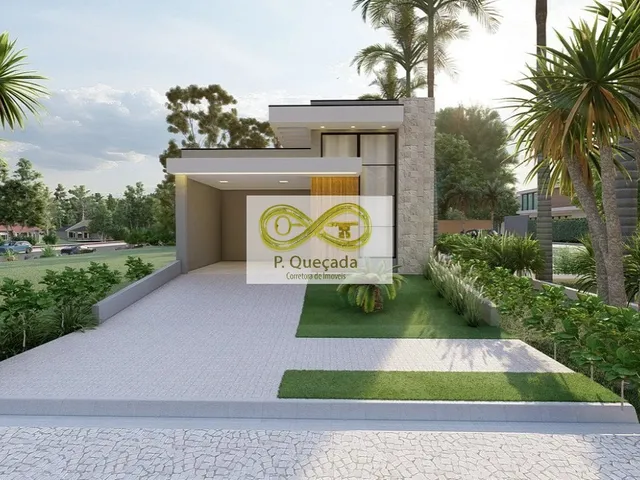 Imagem: A casa em condomínio possui 3 Dormitórios, 3 Suítes, 2