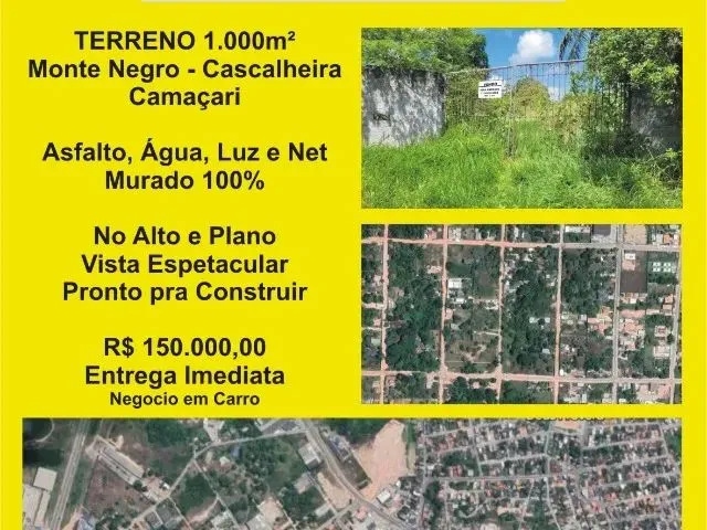 Imagem 1: Terreno pra Micro Chácara - Cascalheira, Montenegro, Camaçari