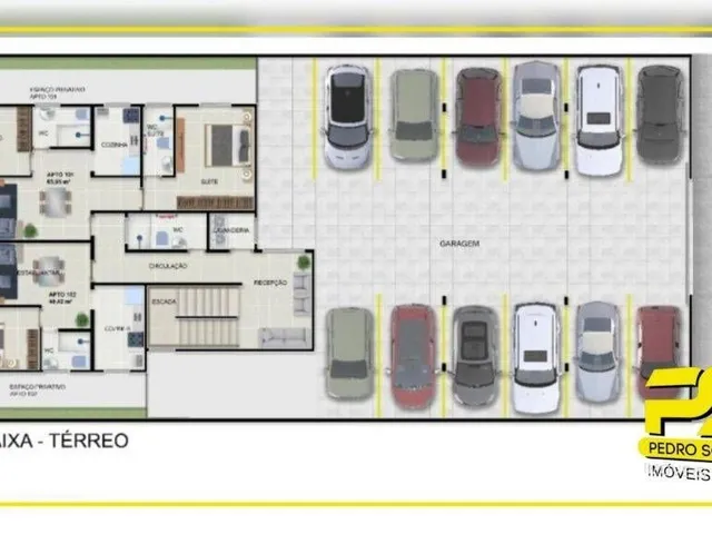 Imagem 3: Apartamento com 2 dormitórios à venda, 63 m² por r$ 201.537 - jacumã - conde/pb para