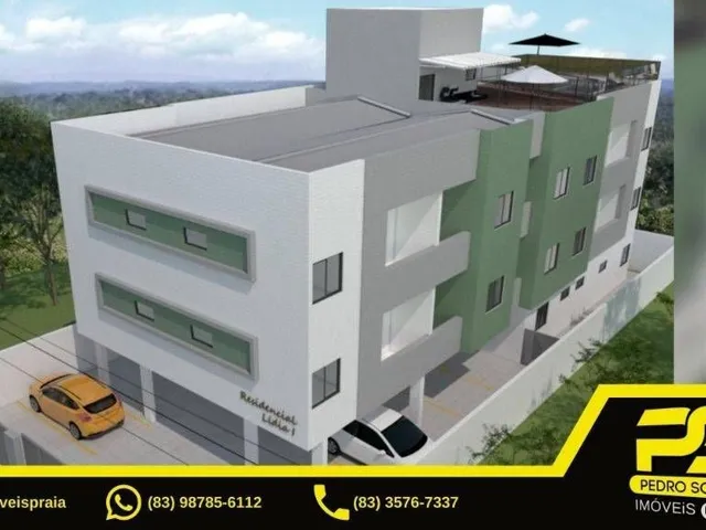 Imagem 7: Apartamento com 2 dormitórios à venda, 63 m² por r$ 201.537 - jacumã - conde/pb para