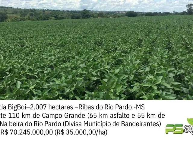 Imagem: Fazenda à venda, 20070000 m² por r$ 70.245.000,00