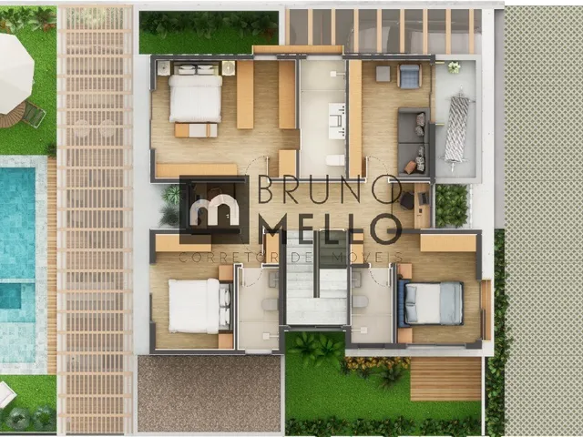 Imagem 12: Casas com 4 Quartos a Poucos Passos da Praia do Rio Tavares, Florianópolis