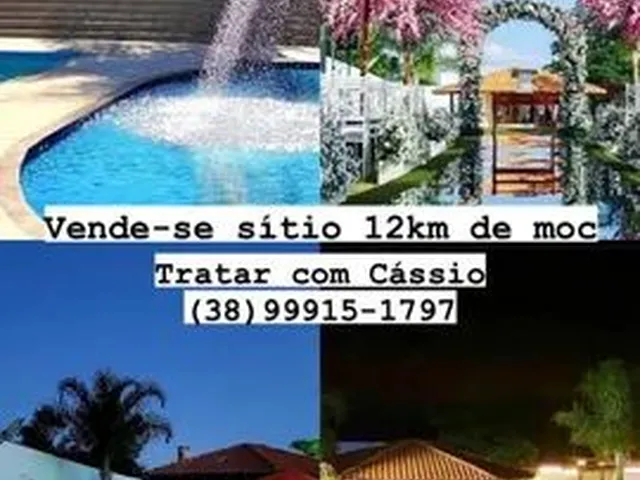 Imagem 1: Vende-Se Sítio a 12Km de Moc (Usado para Locações de Eventos e Lazer