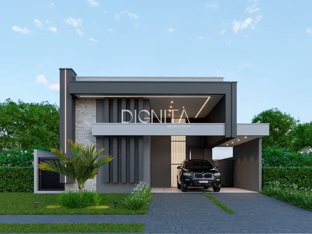 Imagem: A casa em condomínio possui 3 Dormitórios, 3 Suítes, 4