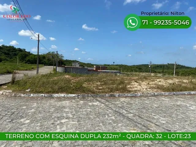 Imagem: Terreno de Esquina com 232M² Camaçari-Ba